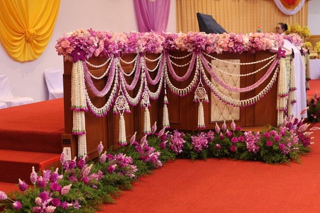 ตกแต่งเวทีงานพิธี — ผลงานของ Club Love Wedding