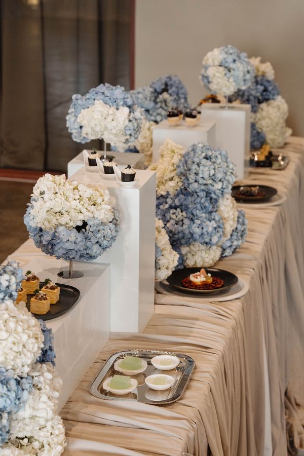 จัดโต๊ะอาหารงานแต่งงาน — ผลงานของ Club Love Wedding